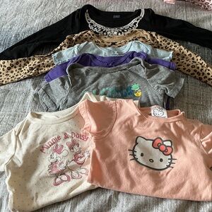 Assorted Graphic and Patterned T-Shirts